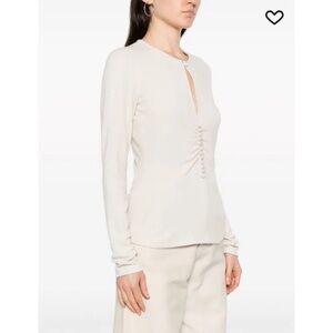 ISABEL MARANT Ivory Wool Blend 'Dorine' Sweater Size 34 US 2 NWOT